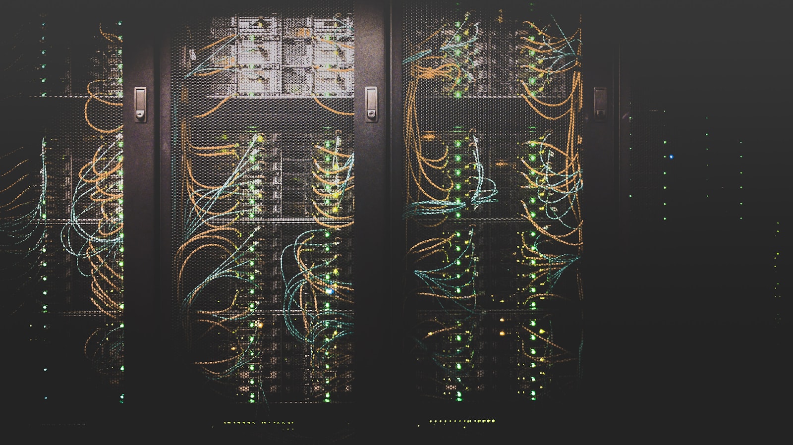 Server room racks for web hosting